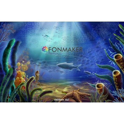 Фотофон Подводный мир для фотосъемки FONMAKER