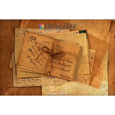  Фотофон старые письма для фотосъемки в Инстаграм fonmaker 3 007