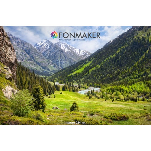 Фотофон Долина Десяти Пиков для фотосъемки FONMAKER