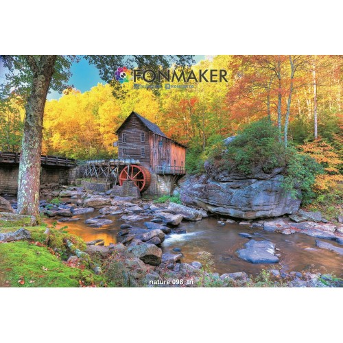 Фотофон Хижина В Заповеднике для фотосъемки FONMAKER