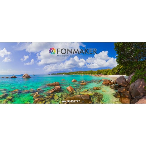 Фотофон Залив для фотосъемки FONMAKER