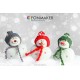 Фотофон Три Снеговика для фотосъемки FONMAKER — НОВОГОДНИЙ 019