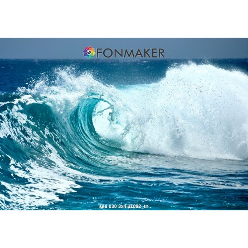 Фотофон Лазурная волна для фотосъемки FONMAKER