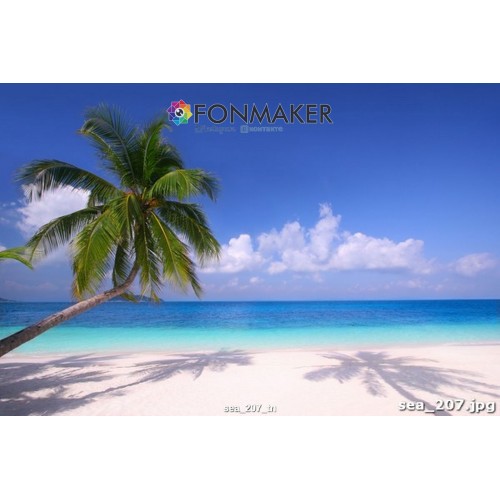 Фотофон Карибский Бассейн для фотосъемки FONMAKER