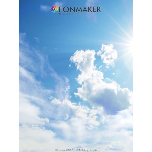 Фотофон Кучевые Облака для фотосъемки FONMAKER