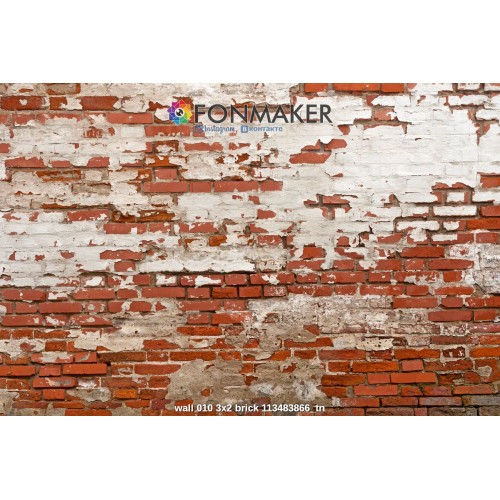 Фотофон Кирпичная структура  для фотосъемки FONMAKER