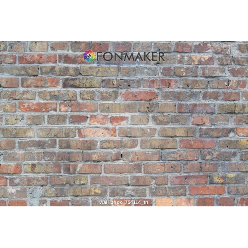 Фотофон Кирпичная текстура Алонзо для фотосъемки FONMAKER