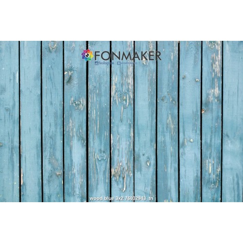 Фотофон Древесная текстура Ультрамарин для фотосъемки FONMAKER