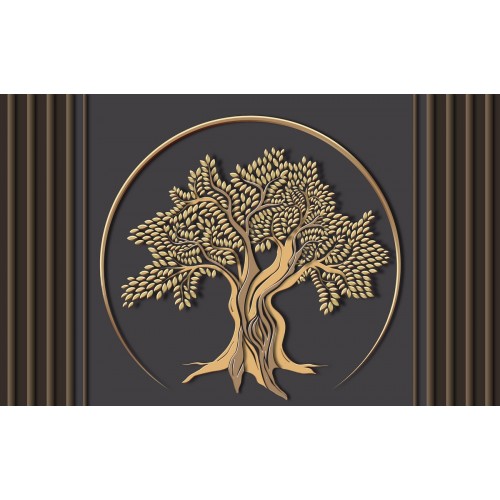 Дуб вырезанный из дерева