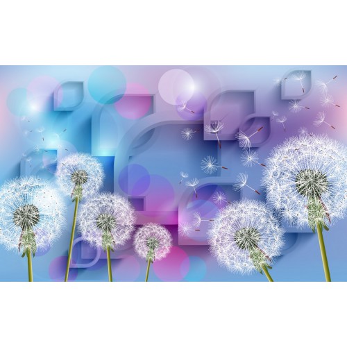 Фреска Цветочные шапки