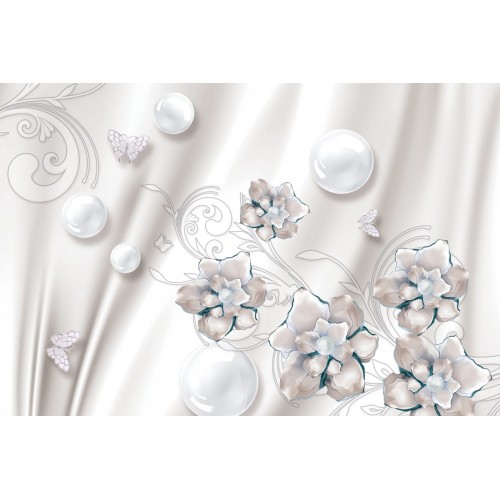 Фреска Цветочные нотки жемчуга
