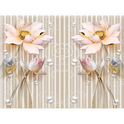 Лотосы в жемчугах