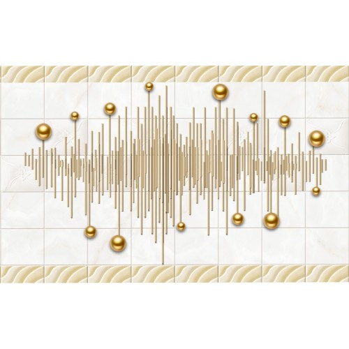 Золотой бисер в нитях