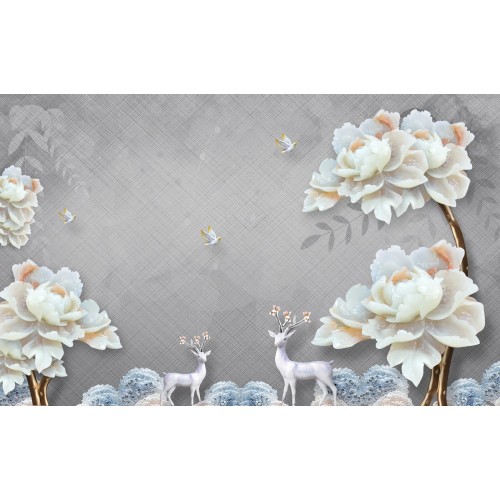 Фреска Лесные цветочные грезы