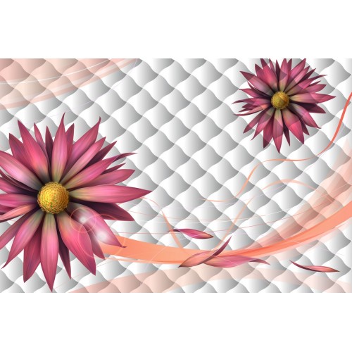 Летний букет в розовом дуновении