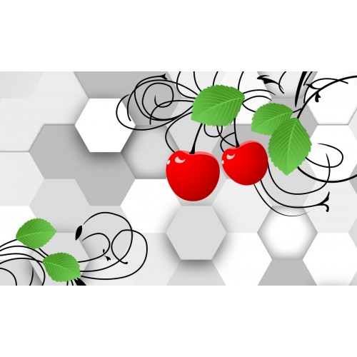 Вишни в снегу