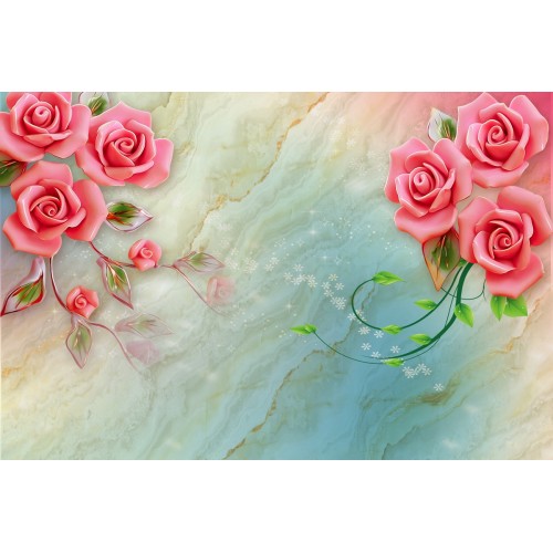 Розы в акварели