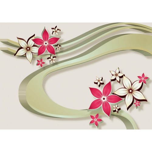 Лилии в оливковых лентах