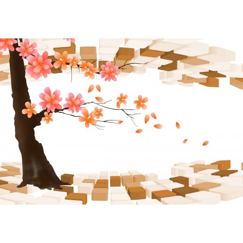 Фреска Метаморфическое оригами леса