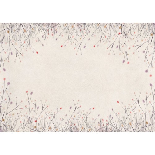 Фреска Морозные узоры в окне