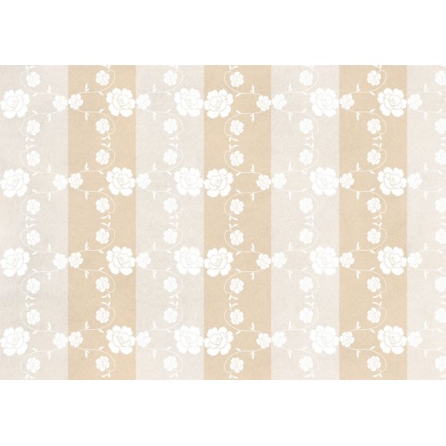 Фреска Постель в цветочных мотивах