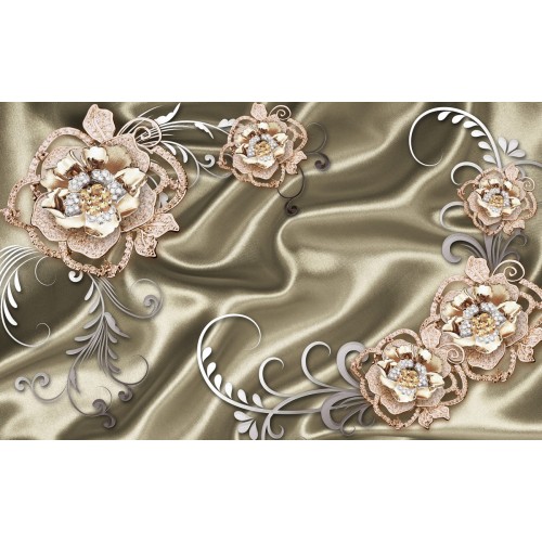 Фреска Драгоценности в золотой парче