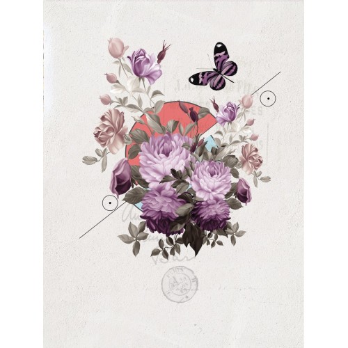 Фреска Сиреневая композиция