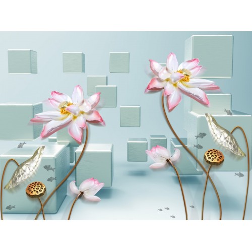 Фреска Танец элегантных кувшинок