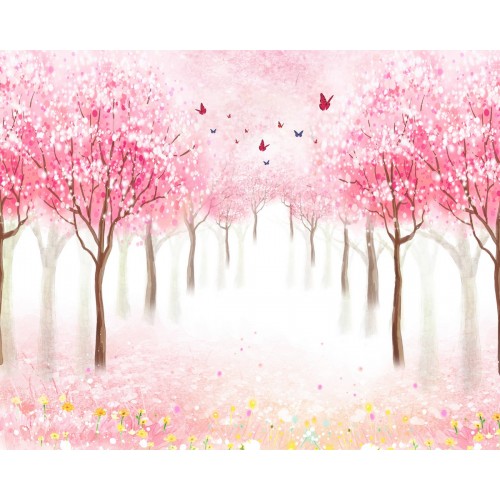 Фреска Волшебные сады сакуры