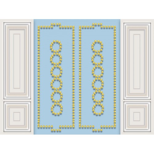 Фреска Орнаменты золотых бус