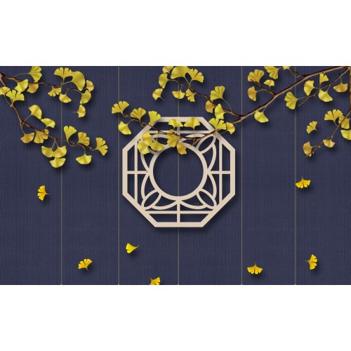 Осень в золотых листьях