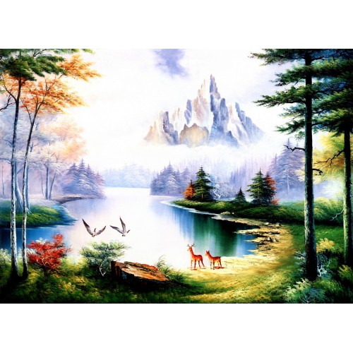 Звон раннего утра в лесу