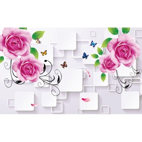 Небесные розы в танце бабочек