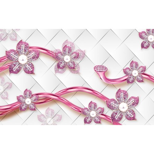 Розовое золото в цветах