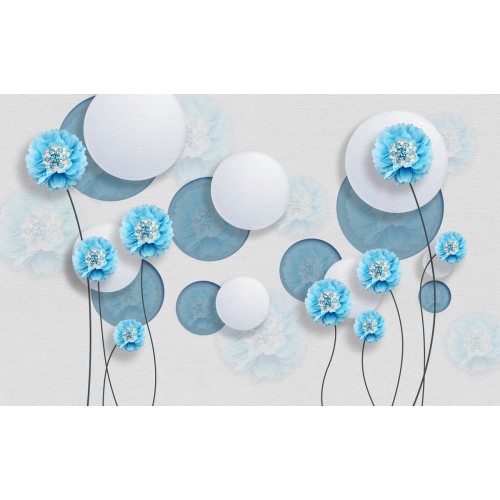 Голубые гвоздики