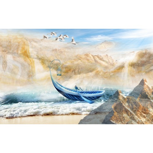 Фреска Египетскал лодка