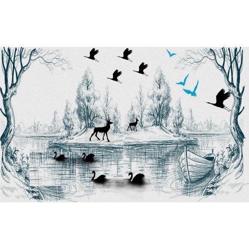 Фреска Лесная блаж