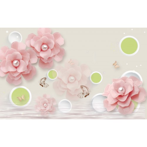 Сахарные розы с жемчугом