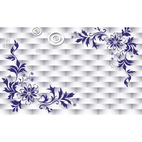 Фреска Узоры гжель