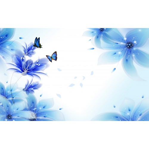 Фреска Медовые краски индиго