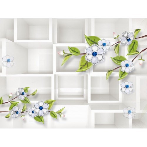 Цветочная для холла в графике