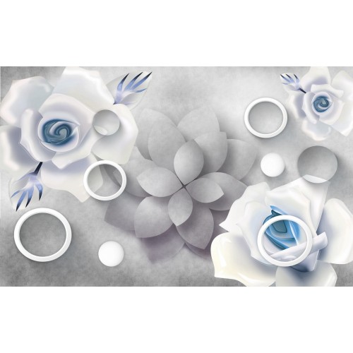 Морозные розы