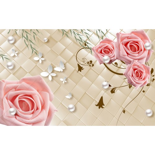 Розовые мечты в жемчуге