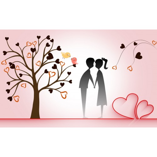 Фреска Нежные поцелуи