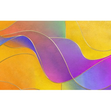 Фреска Абстрактная радуга