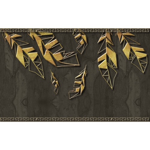 Фреска Графическое золото тропиков