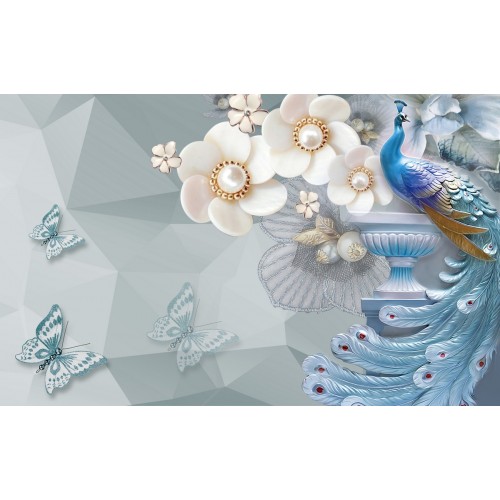 Павлин в королевских садах