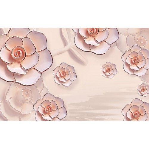 Фарфоровые розы в агате