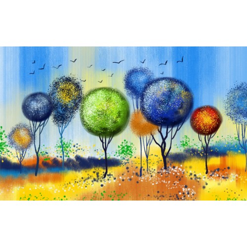 Радужные шары леса