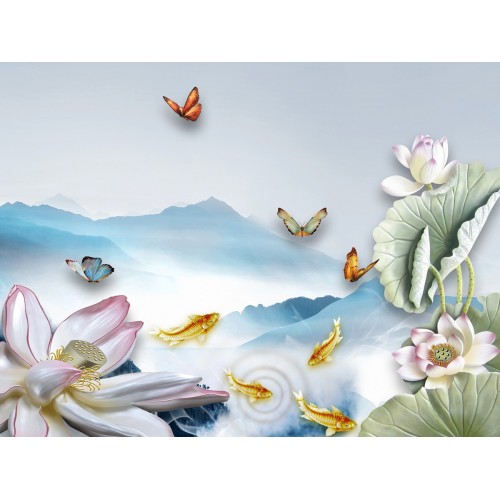 Фреска Цветущий сад